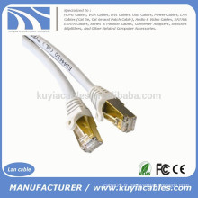 Gold 1M 3FT CAT 7 SFTP LAN Direct Ethernet Câble réseau Patch Blindé 10Gbps RJ 45